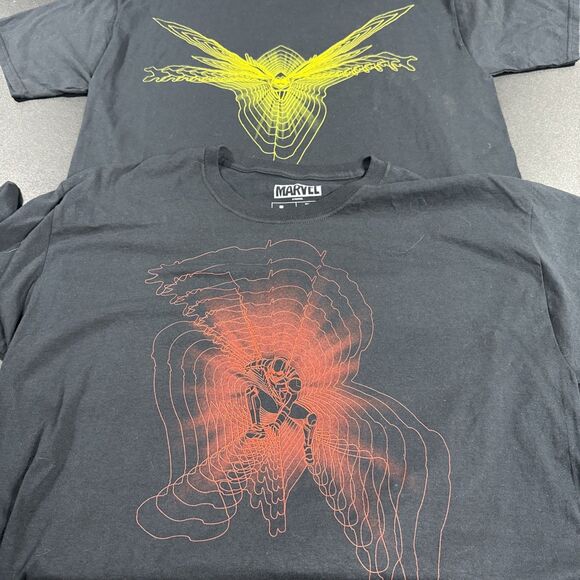 Marvel T Shirt Large Set Antman & The Wasp Lootcrate Exclusive Large Black Tees - Picture 1 of 11